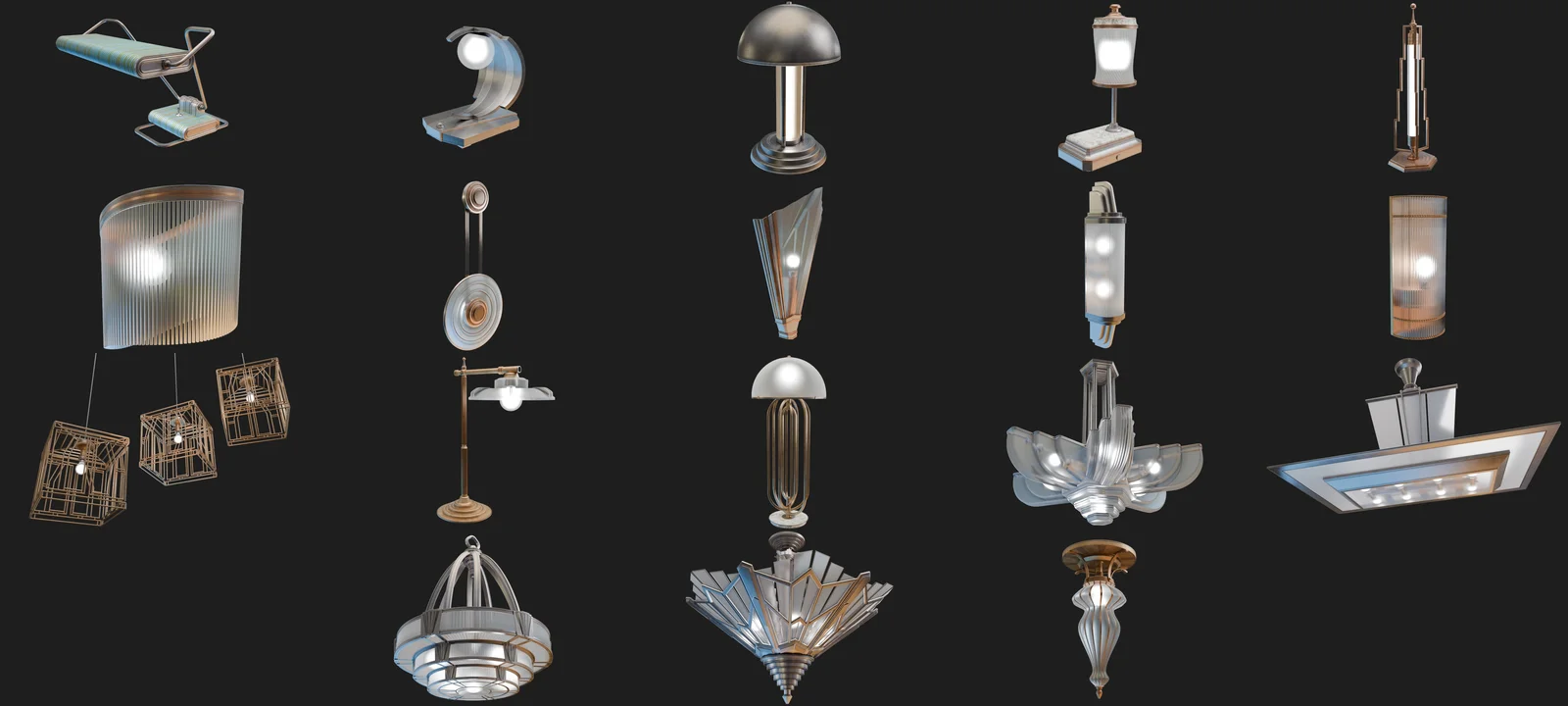 Art Deco Lamps screenshot 2