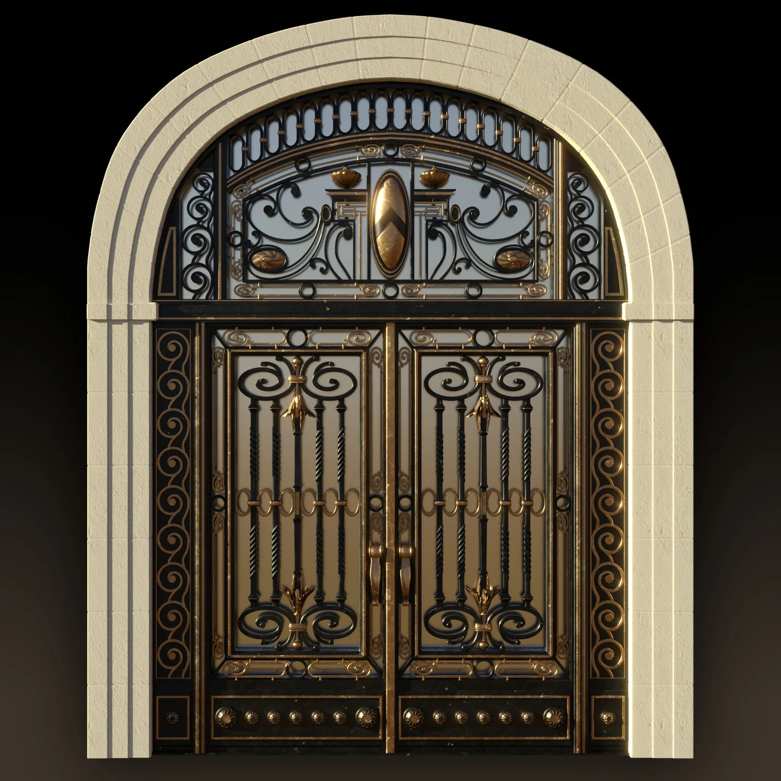 Art Nouveau Gates Set 1 screenshot 3