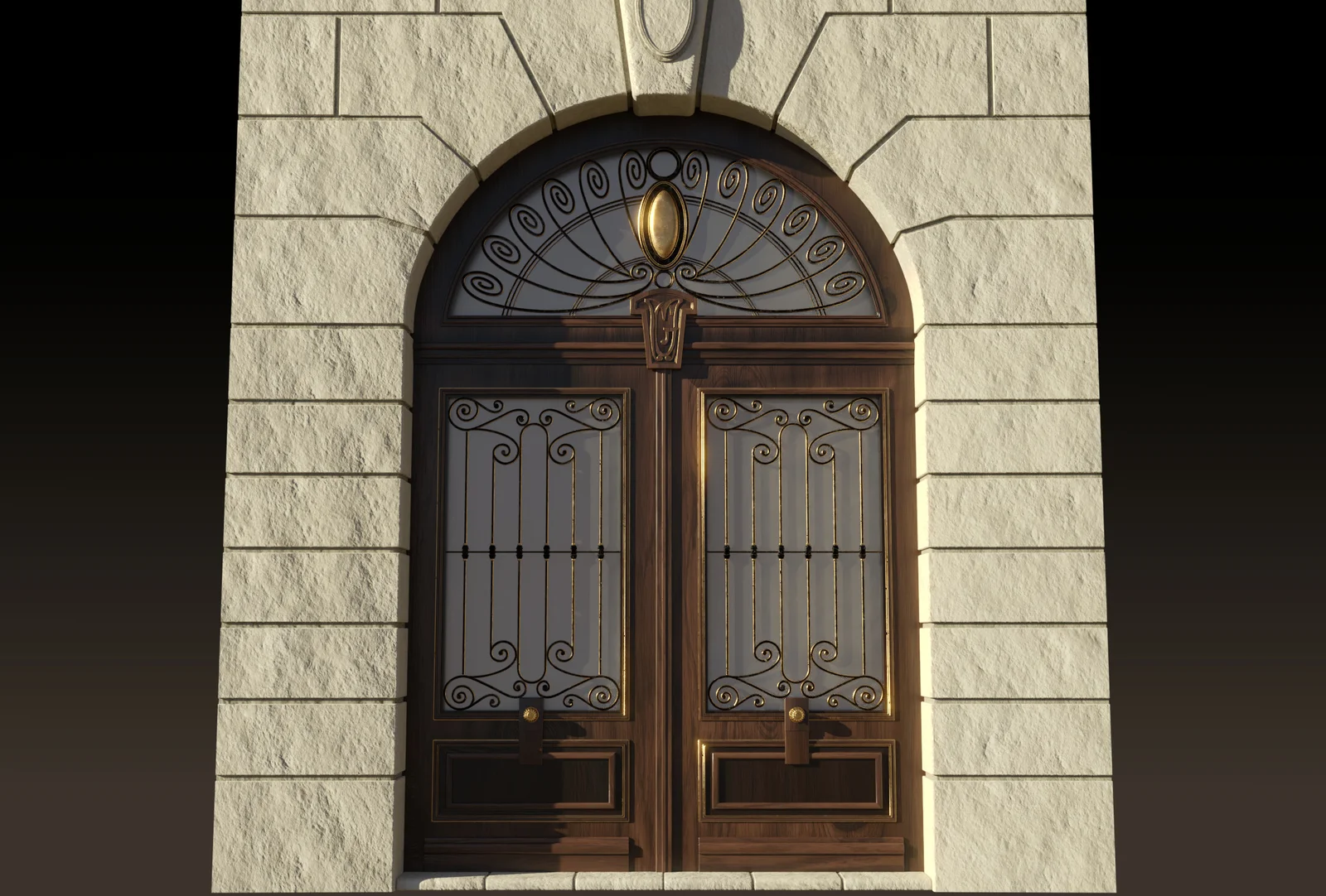 Art Nouveau Gates Set 1 screenshot 5