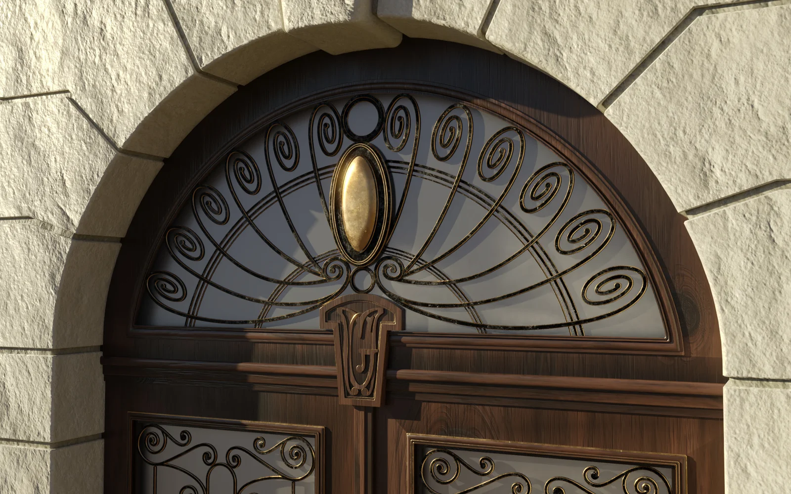 Art Nouveau Gates Set 1 screenshot 6