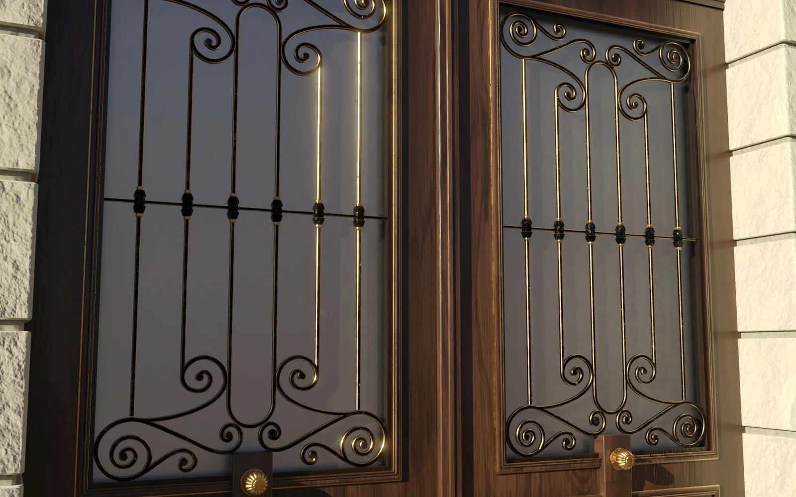 Art Nouveau Gates Set 1 screenshot 7