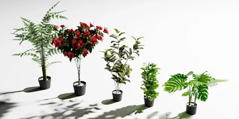 Artificial Plants Package - Blender 3d models