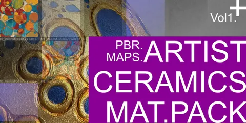 Artist Ceramics Material Pack Vol. 1 - Blender textures & materials