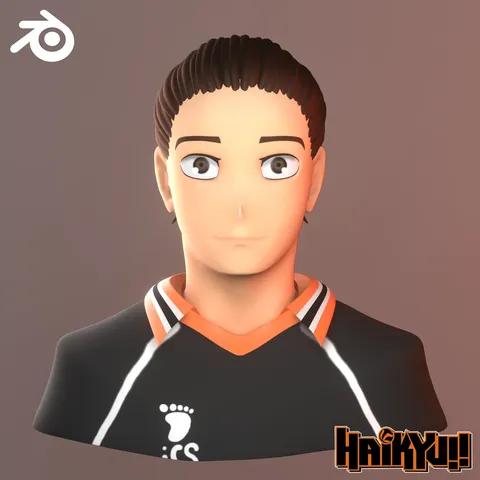 Asahi Azumane - Blender 3d models