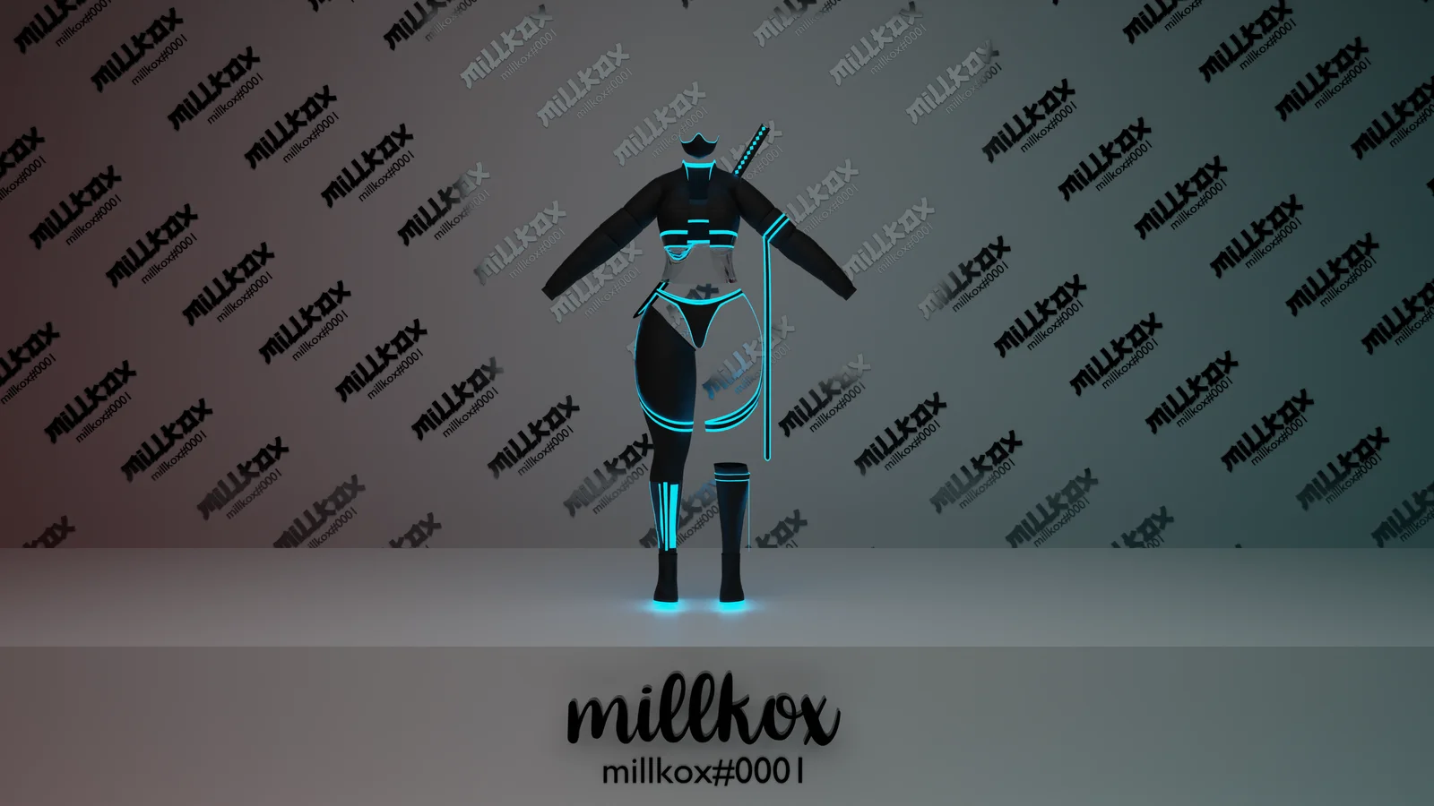 Ascha's Cyberpunk Outfit screenshot 2