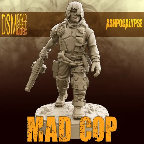 Scumcity Mad Cop - Blender 3d models