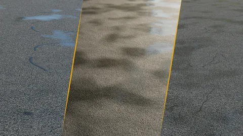 Asphalt Procedural Material - Blender shaders