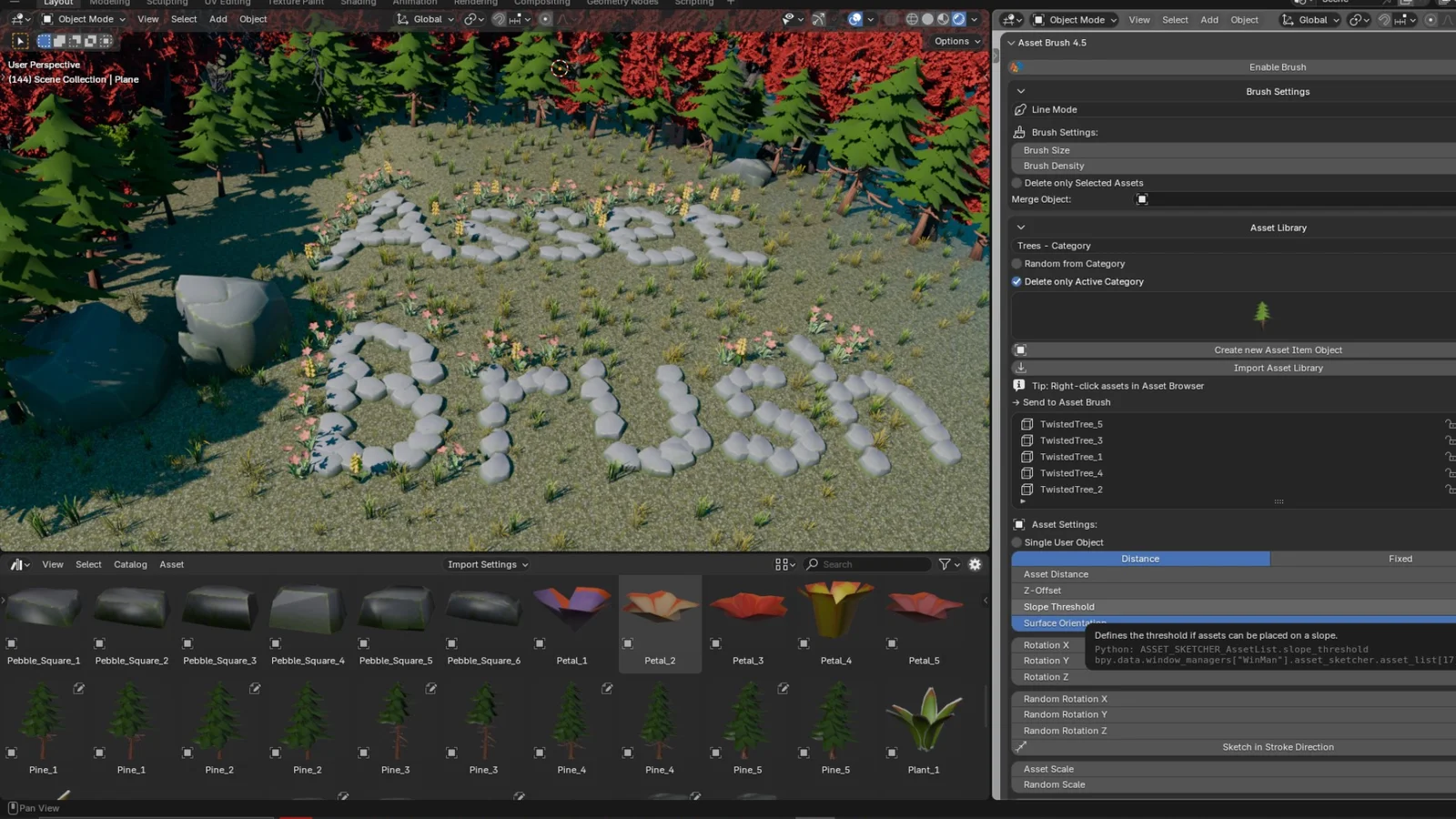 Asset Brush screenshot 2