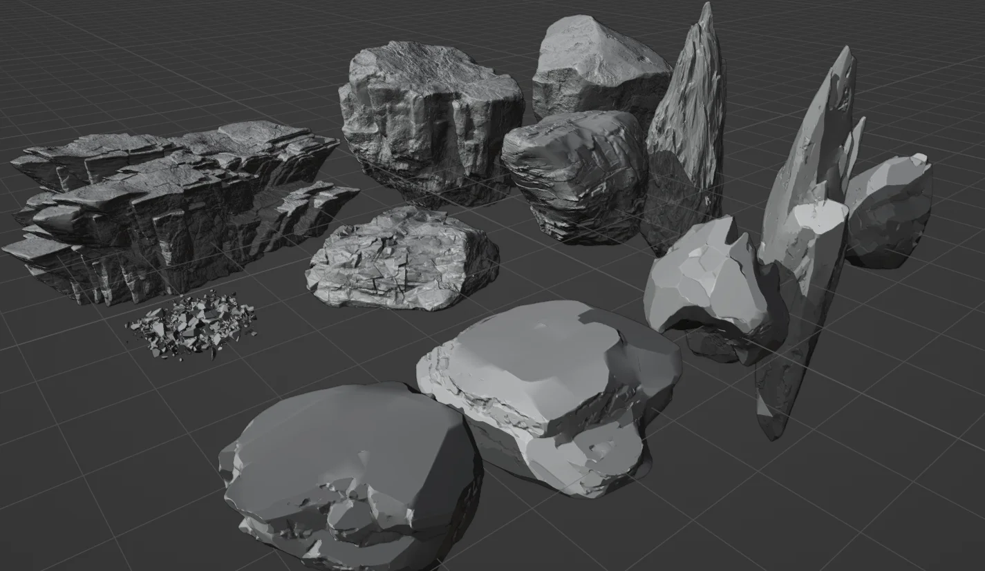 3D Rocks Asset Pack screenshot 2