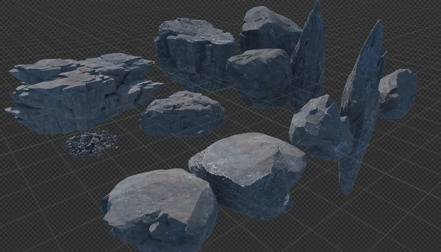 3D Rocks Asset Pack screenshot 3