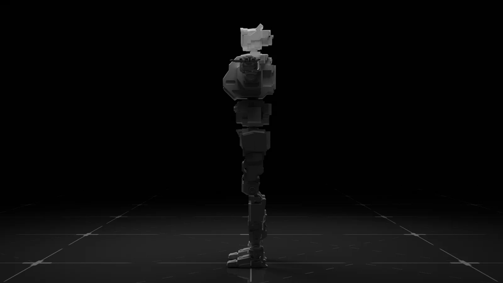 Sci-Fi Basemesh Robot screenshot 4