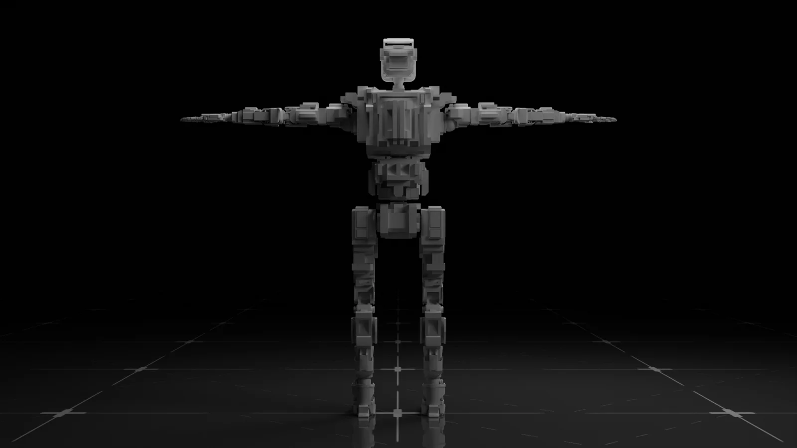 Sci-Fi Basemesh Robot screenshot 5