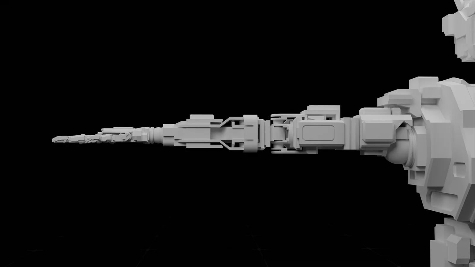 Sci-Fi Basemesh Robot screenshot 7