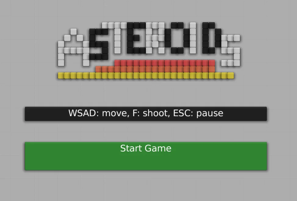 Asteroids Node Game screenshot 2
