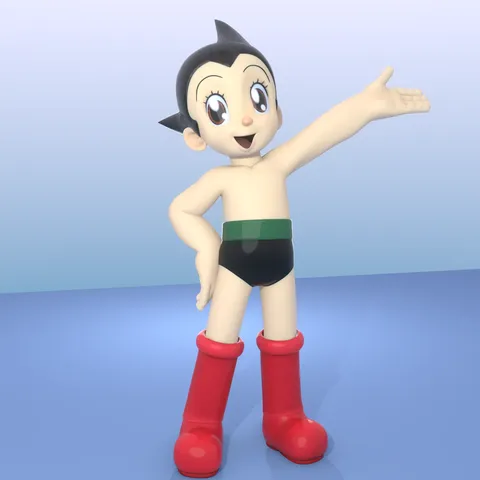 Astro Boy Character Model - Blender 3d models
