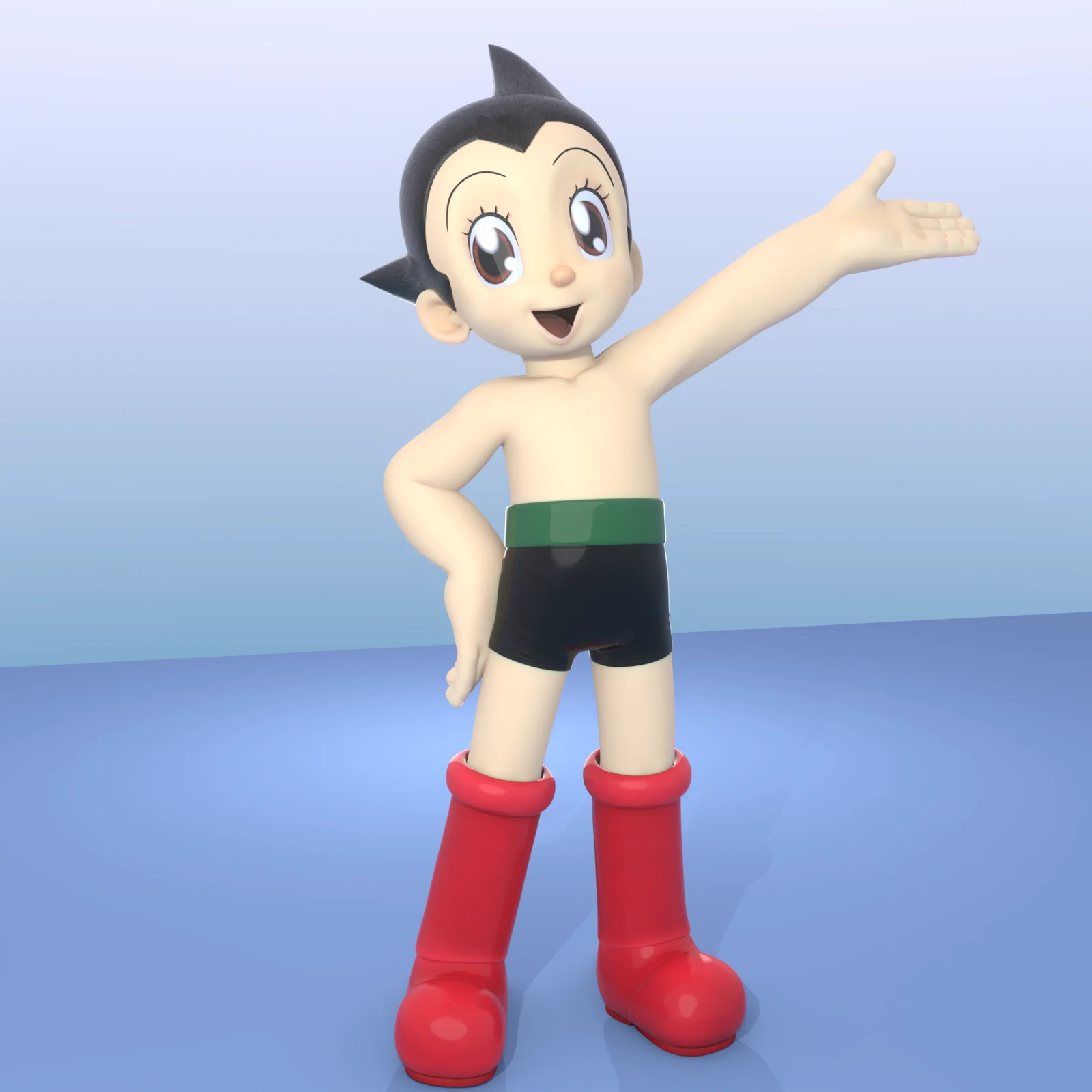 Astro Boy Character Model screenshot 2