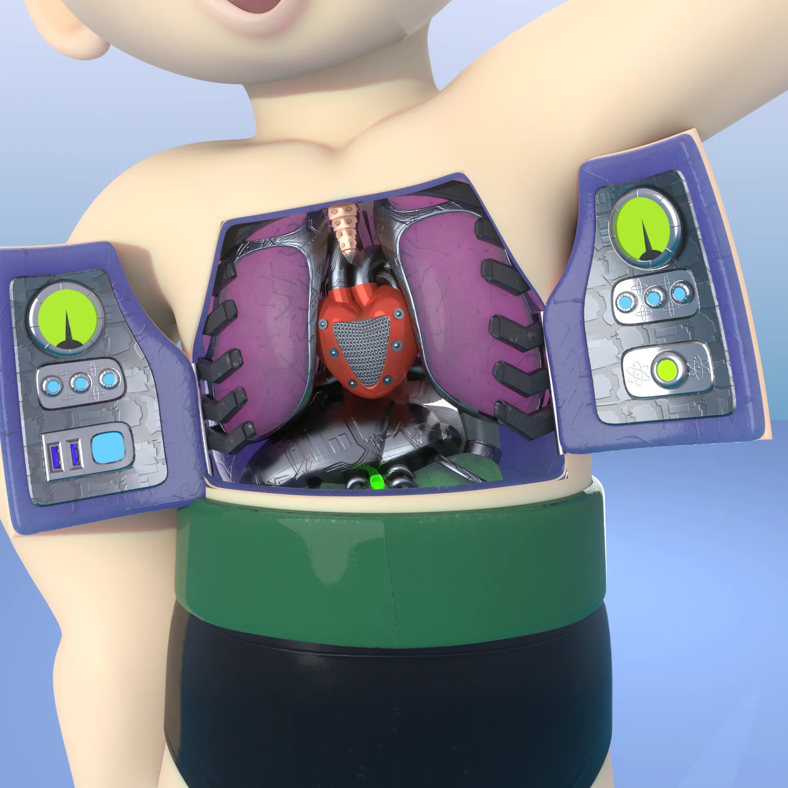 Astro Boy Character Model screenshot 8