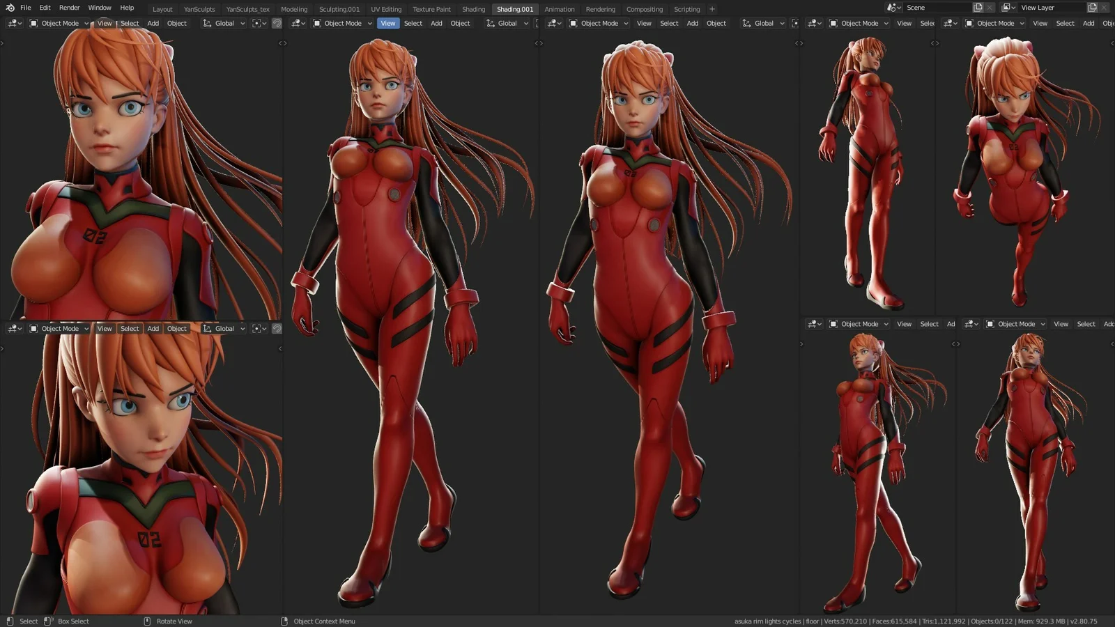 Asuka Character Creation screenshot 3