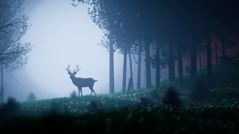 Atmospheric Forest Scene - Blender scenes