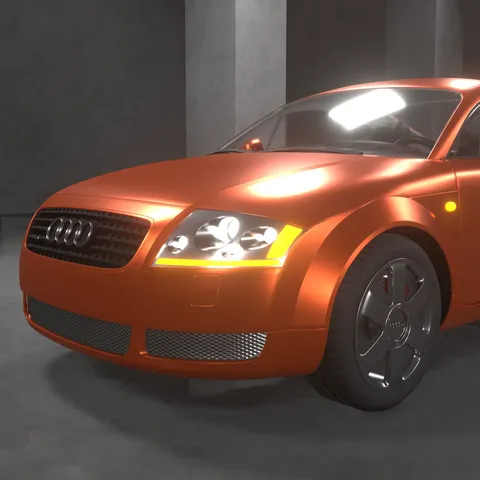 Audi TT 2001 - Blender 3d models