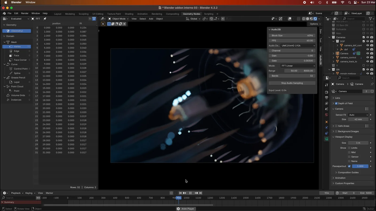 Audio2Blender screenshot 6