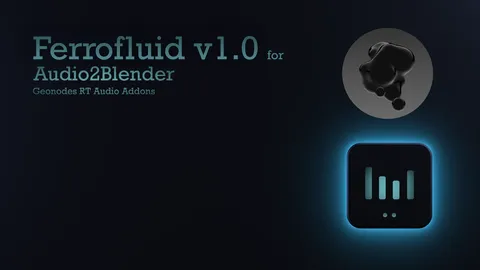 Audio 2 Blender Ferrofluid - Blender geometry nodes