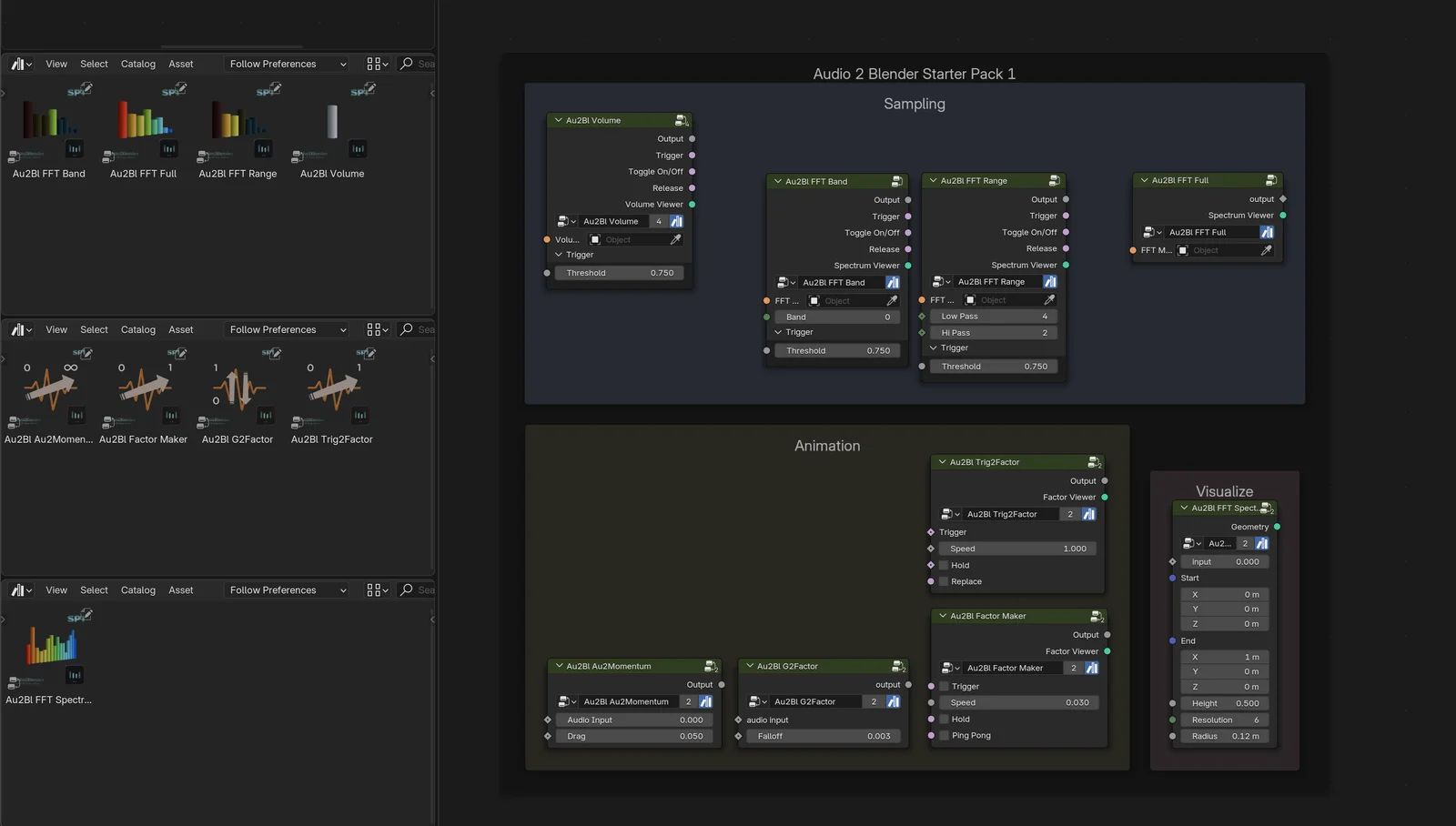 Audio2Blender screenshot 3