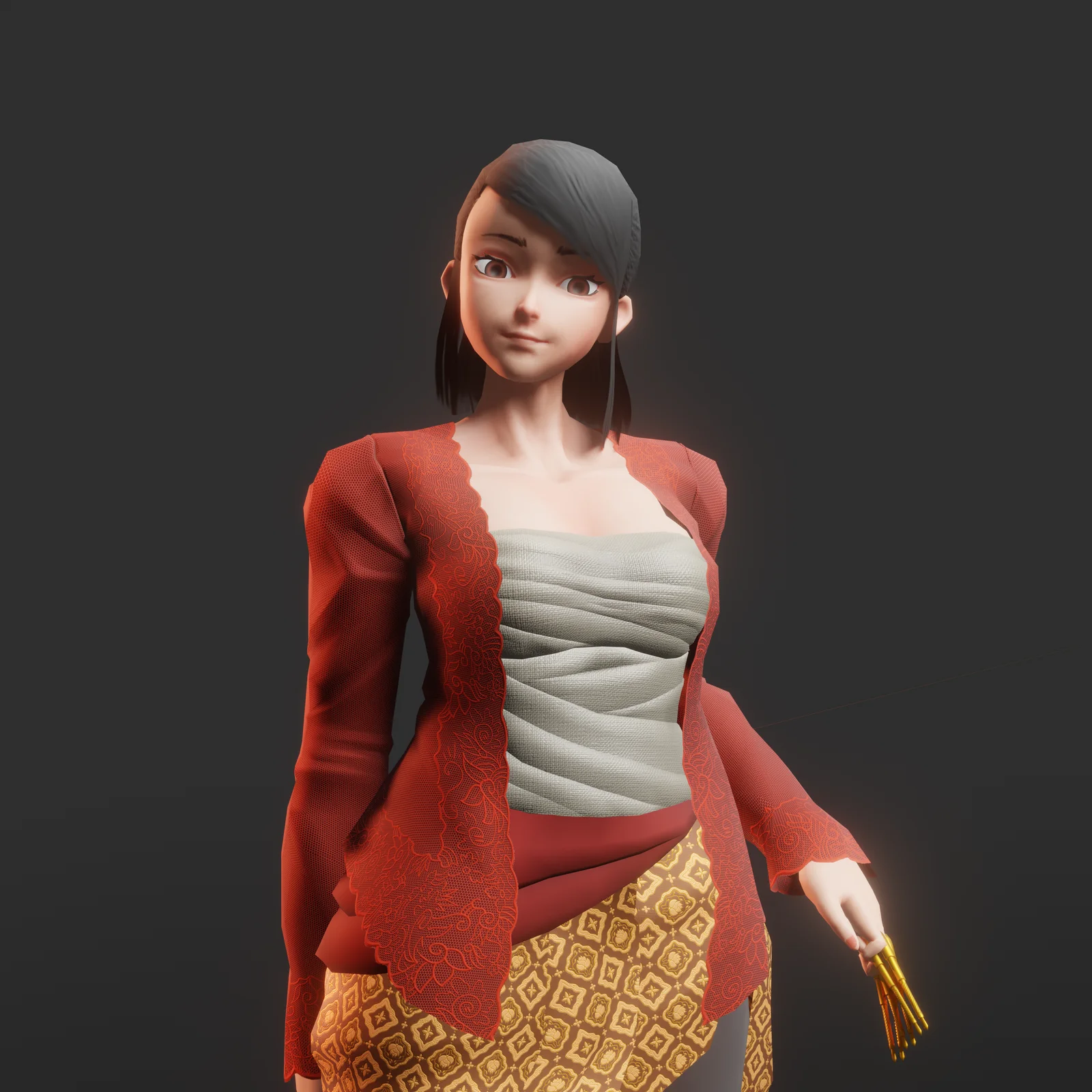 Kinanthi Character Model screenshot 3