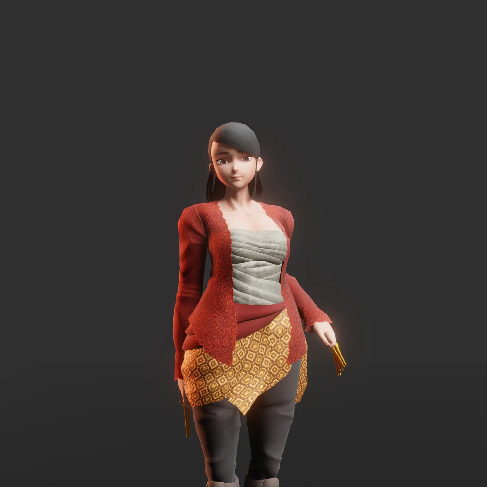 Kinanthi Character Model screenshot 4