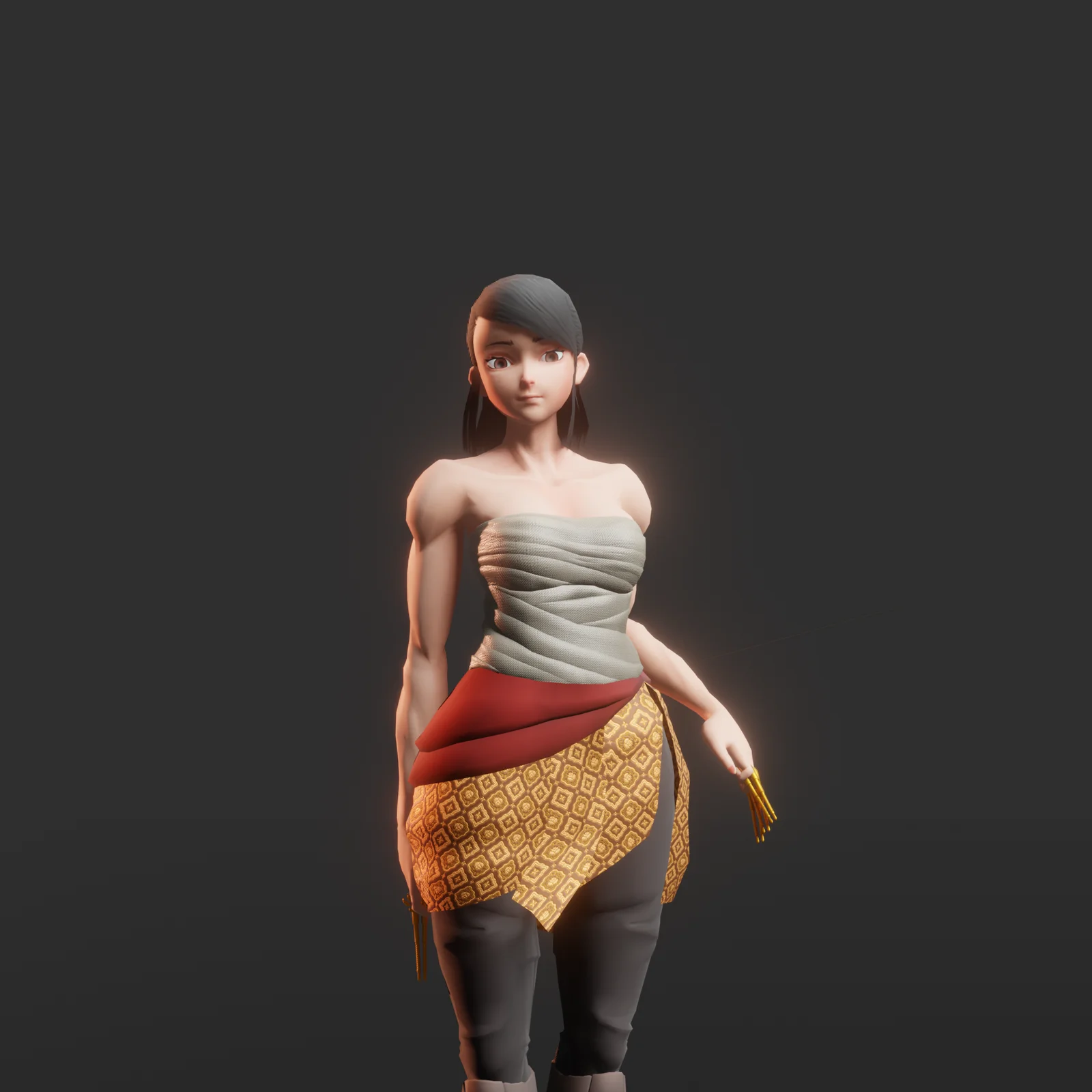 Kinanthi Character Model screenshot 5