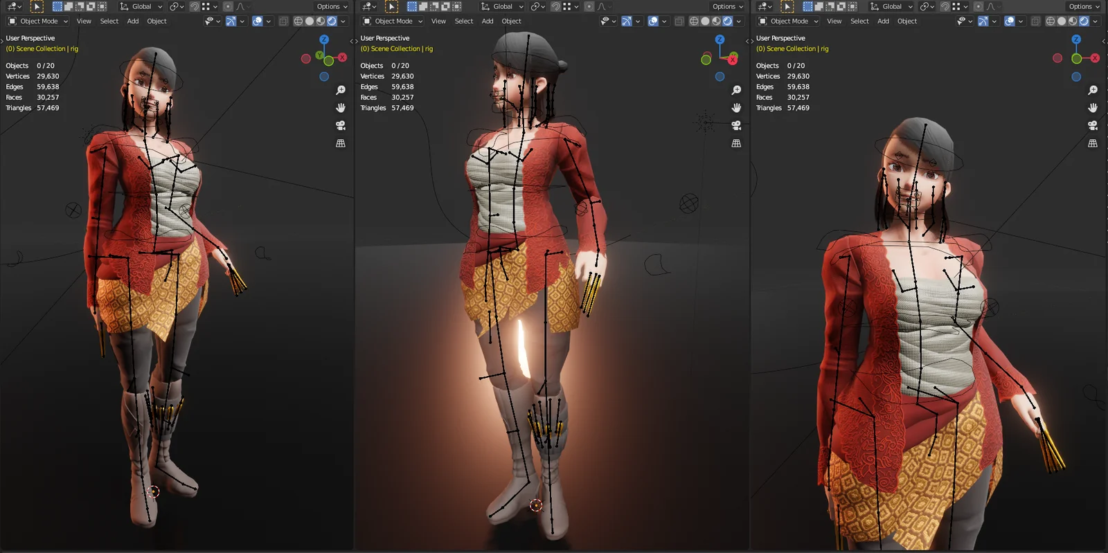 Kinanthi Character Model screenshot 7