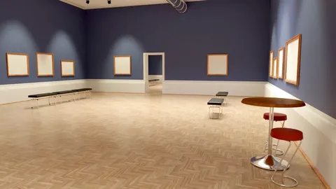 Ausstellungsraum 360° - Blender scenes