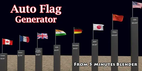 Auto Flag Generator - Blender addons