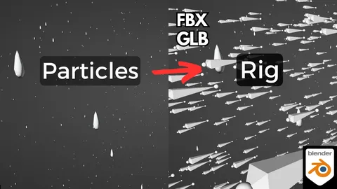 Auto Rig Particles - Blender geometry nodes