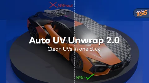 Auto UV Unwrap & Pack - Blender addons