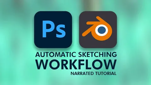 Automatic Sketching Workflow - Blender tutorials & courses