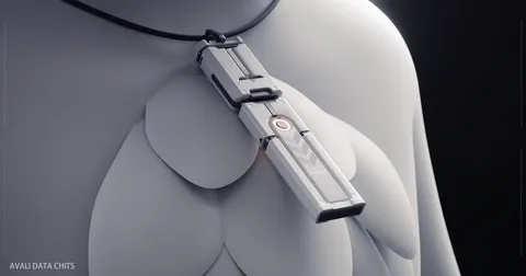 Avali Data Chit - Blender 3d models