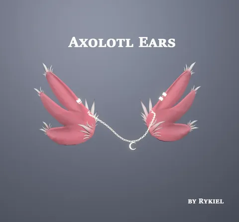 Axolotl Ears - Blender 3d models