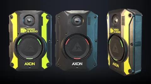 Axon Body Cam 3 - Blender 3d models