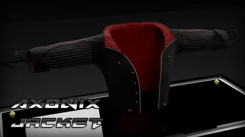 Axonix Leather Jacket - Blender 3d models