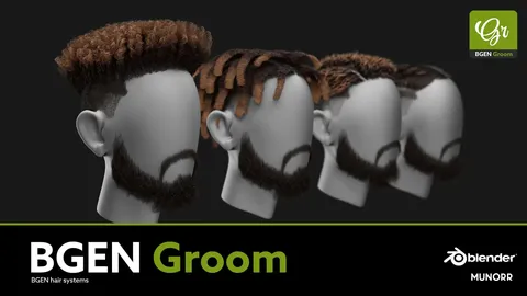 B-GEN Groom - Blender addons