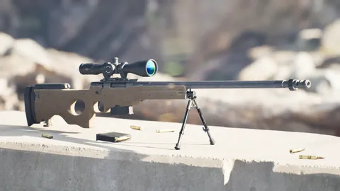 BA Sniper Rifle - Blender 3d models