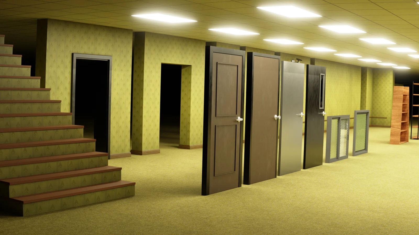 Backrooms Building Kit Level 0 screenshot 2