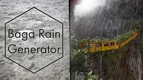 Baga Rain Generator - Blender addons