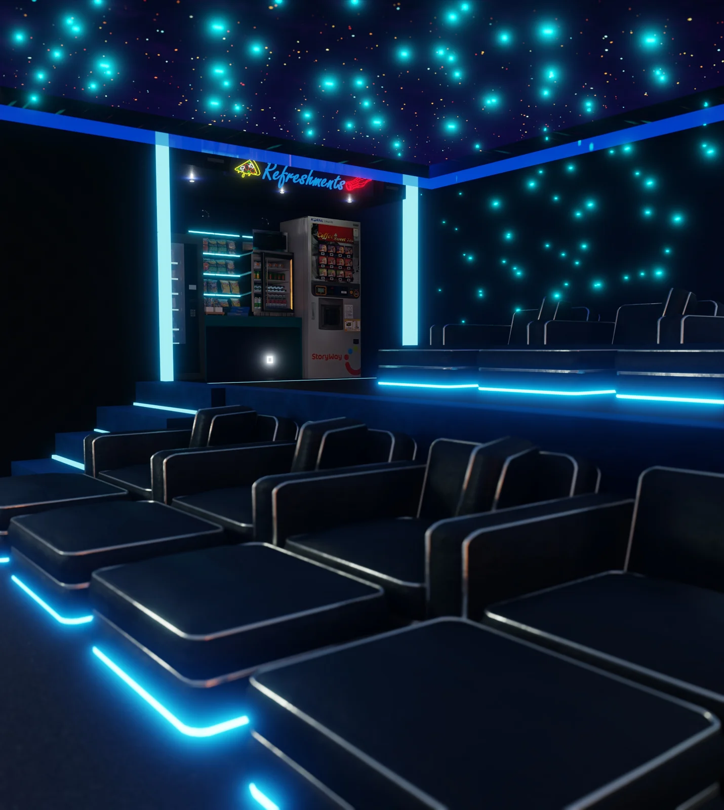 VIP Futuristic Movie Theatre screenshot 2