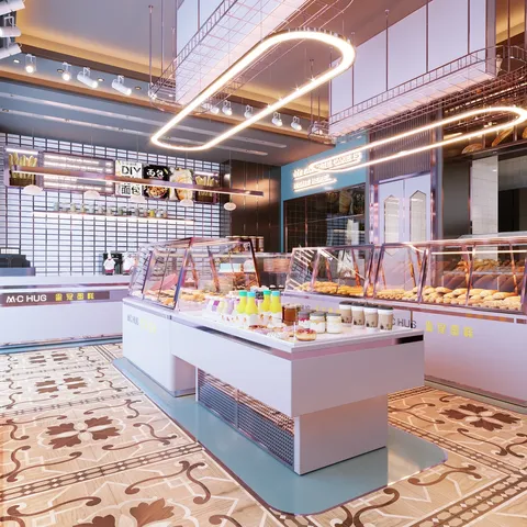 Bakery Shop - Blender scenes