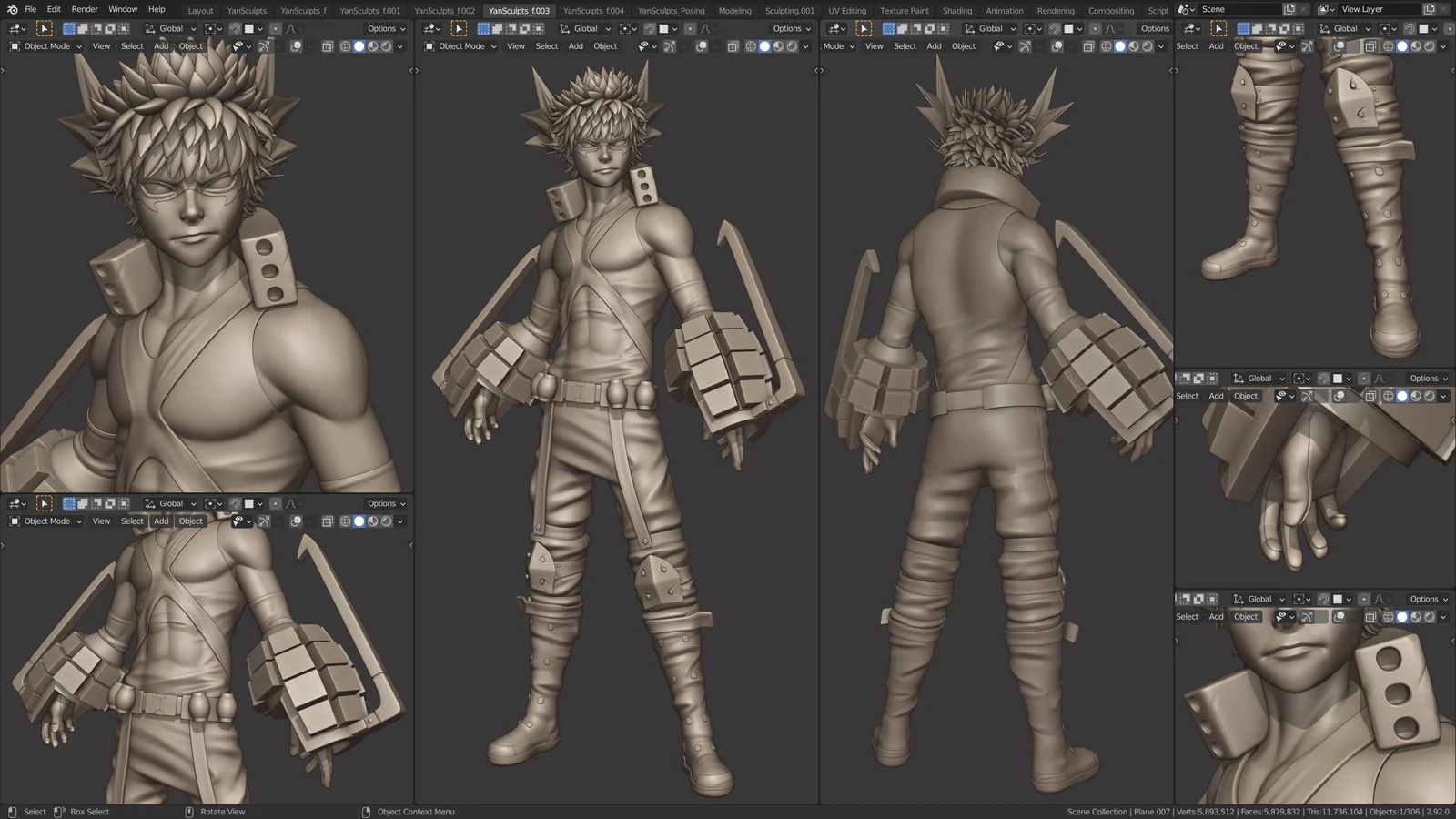 Bakugo Character Creation screenshot 8