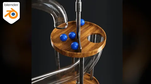 Ball Tube Slide - Blender scenes
