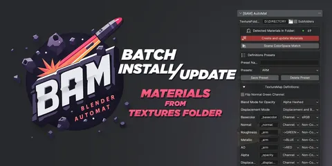 BAM AutoMat - Blender addons