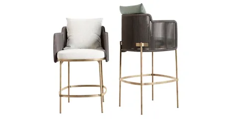 Modern Bar Chair - Blender 3d models